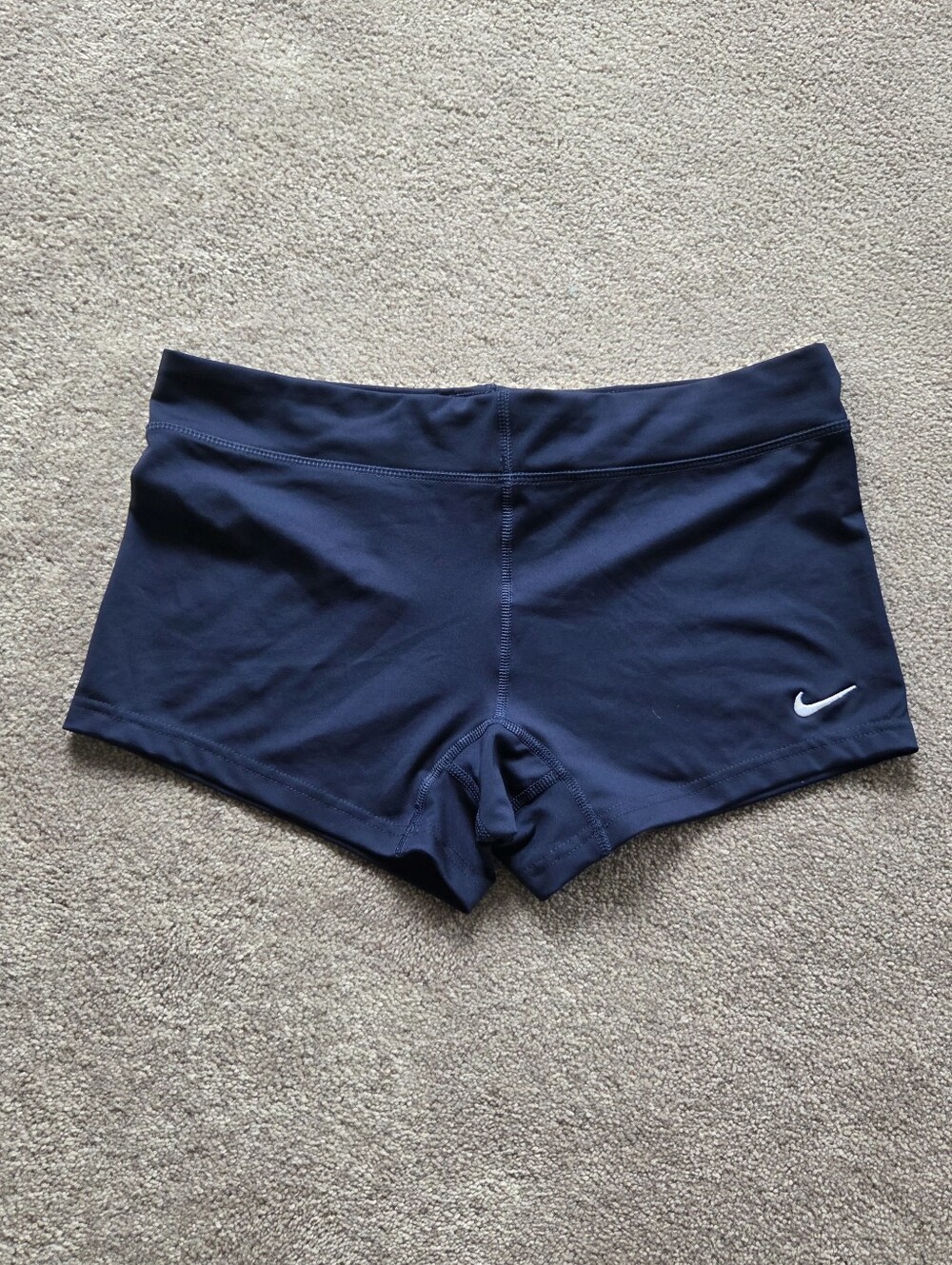 Nike Navy Blue Performance Spandex Compression Shorts